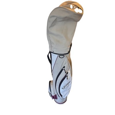 Callaway GES Golf Cart Bag 4 Way Divider Women's Golfing Khaki White