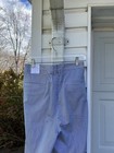 NWT Talbots Cute Blue White Striped Flat Front Chino Pants 16W — photo 3