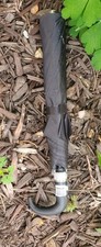 Travel Size Classic New Black Umbrella with Handle. Brand New Never Used