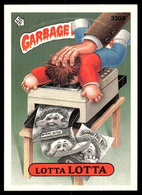 Garbage Pail Kids Topps Series 8 #330a Lotta Lotta