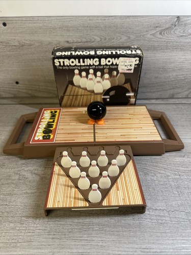 Vintage 1980 Tomy Strolling Bowling Wind Up Game, Ball Is Not Working