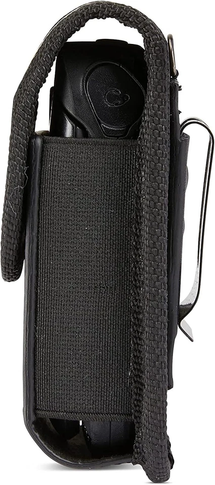 Universal Flip Phone Case, BELTRON Leather Vertical Pouch for TCL Black  - Image 3 of 4