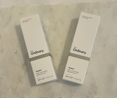 The Ordinary Buffet Anti Aging Serum LOT OF 2 Multi Technology Peptide Serum