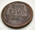 1957 D Wheat Cent As Shown Toned Red/Brown AU You Grade it! RB Penny Free Ship! — photo 3