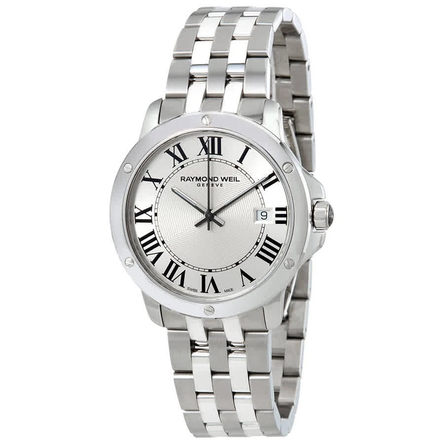 Reloj para hombre Raymond Weil Tango esfera plateada acero 5591-ST-00659