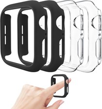 Ultra-Thin Hard PC Bumper Case for Apple Watch Series 10 42mm 46mm Scratch Resis