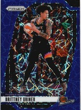 2024 Panini Prizm WNBA #113 Brittney Griner Blue Velocity Prizms