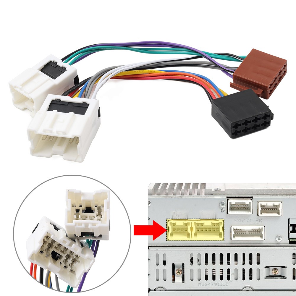 Car Radio Wiring Harness Stereo Wire Connector Adapter Plug Cable