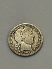 1909 D Denver Mint Barber 90% Silver Quarter