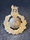 Royal Marine Commando, Compass. British WW2 Cap Badge With Escape Evade Compass.