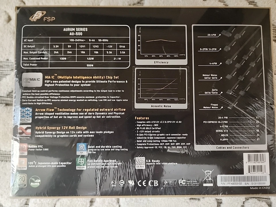 FSP Gold 500 Aurum Series FSP500 - Image 2 of 2