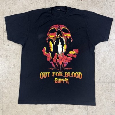 Sum 41 T Shirt Out For Blood Tour 2019 Large Black Tultex Order In Decline Y2K