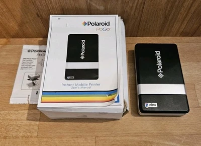 Polaroid PoGo Digital Instant Photo ZINK Printer Portable - Black - Free UK P&P - Image 1 of 4