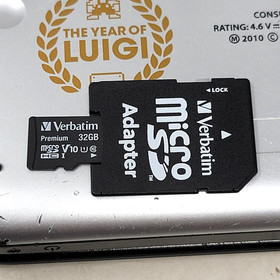 Nintendo 3DS XL Mario & Luigi Dream Team 32GB Handheld Silver W/ Preloaded Games