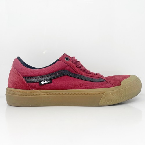 Vans Herren Off The Wall 721454 Rot Freizeitschuhe Turnschuhe Größe 8