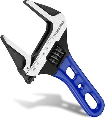6 inch Stubby Adjustable Wrench Metric/SAE 1.5'' Wide Jaw Opening Wrench NEW