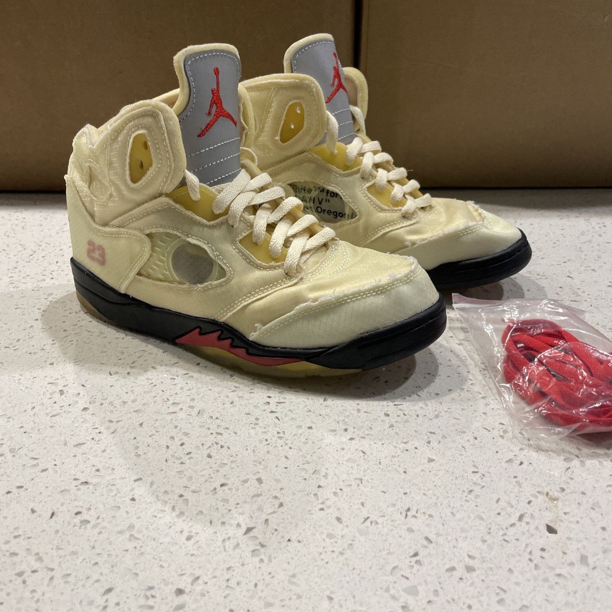 Nike Air Jordan Off-White x Air Jordan 5 Retro SP PS Sail CV4827