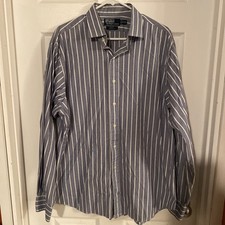 Polo By Ralph Lauren Men s Size XL 17 1/2 Button Up Shirt Regent Classic Fit