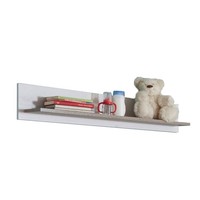 Kinderzimmer Wandboard Landhaus Weiß Wandregal 100Cm Jugendzimmer BüCherregal