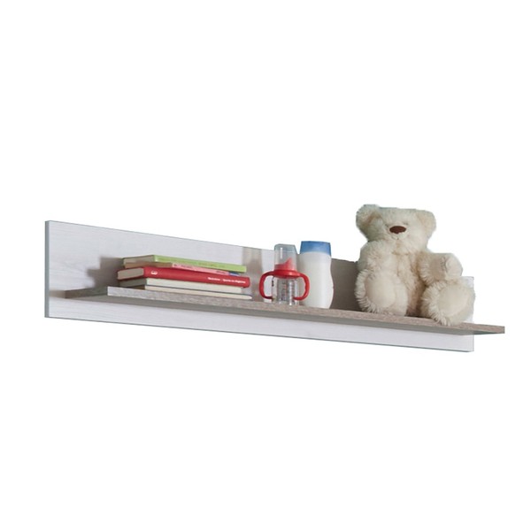 Kinderzimmer Wandboard Landhaus Weiß Wandregal 100Cm Jugendzimmer BüCherregal-image