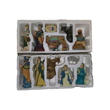 Nativity Set of 12 by Costco Original Package Traditions Porcelain Miniature Set