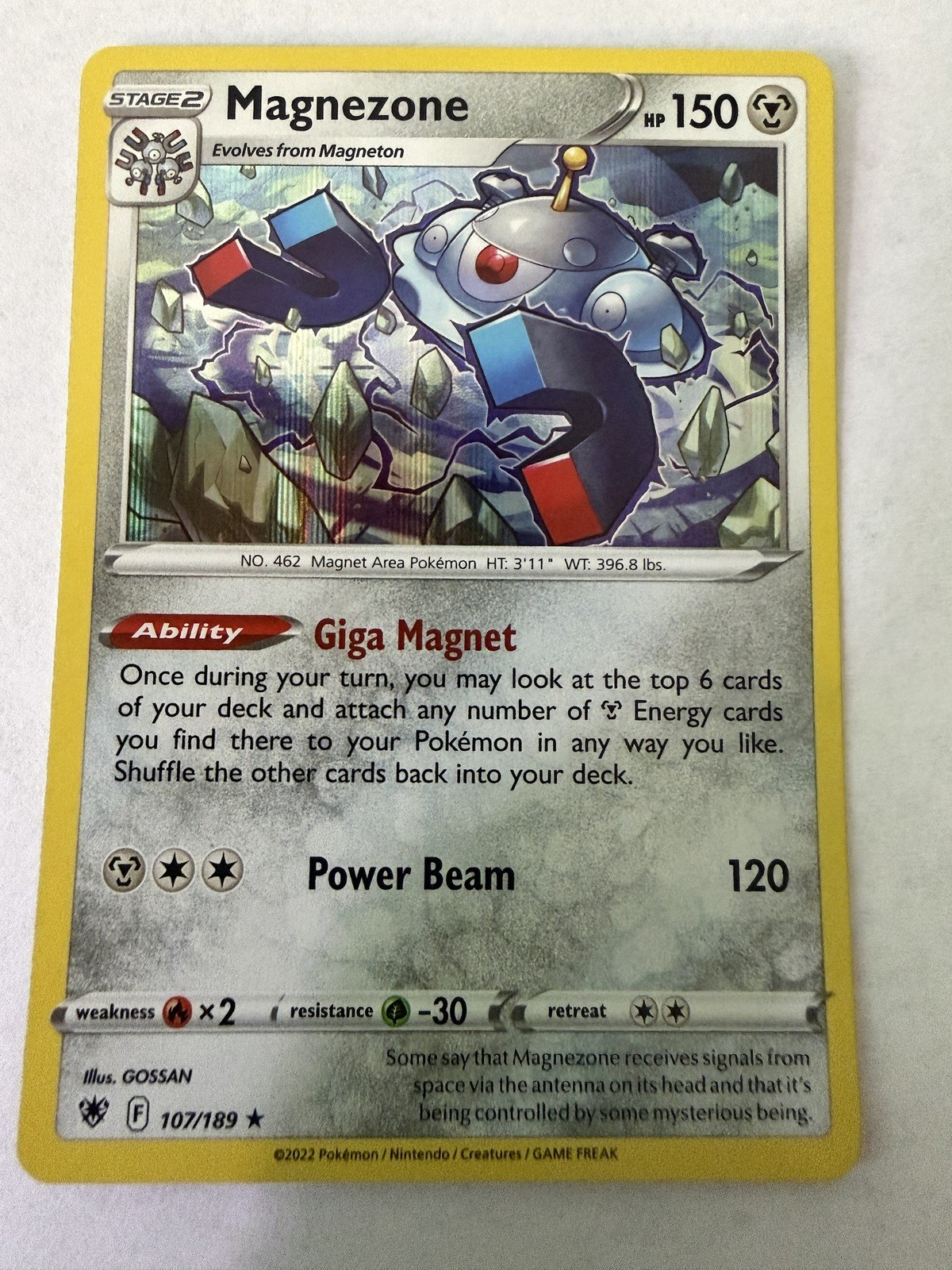 Pokemon - Magnezone - Holo - Regular - 107/189 - NM