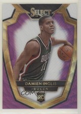 2014-15 Panini Select Premier Level Purple & White Prizm Damien Inglis #190 0c2