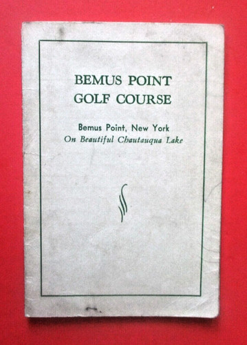 vtg - Golf scorecard - BEMUS POINT GOLF COURSE gc - Chautauqua NY