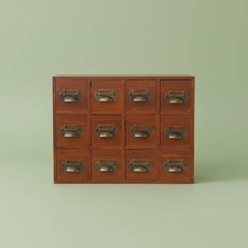 Desk Drawer Cabinet Japanese Design Home Furniture Space-Saving for Crafters