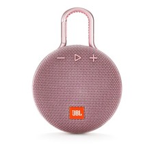 JBL Clip 3 Dusty Pink Portable Bluetooth Speaker Open Box 