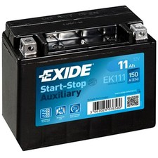 EXIDE EK111 STOP & START Auxiliary Batterie de Démarrage 12V 11Ah 150A EN