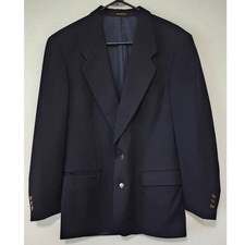 Givenchy Vintage Single Breasted Navy Blue Blazer Suit Jacket