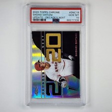 Shohei Ohtani 2020 Topps Chrome Update Decade's Next DNC-18 PSA 10 GEM MINT