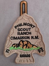 2014 PHILMONT Scout Ranch  RAYADO Arrowhead  patch