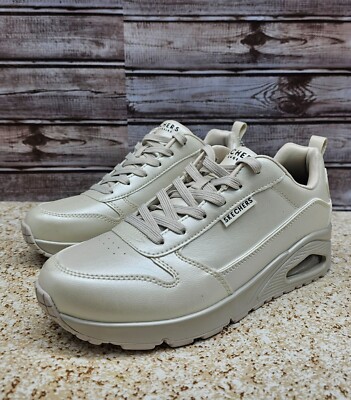 Skechers Uno Los Angeles Galactic Gal Off White Women's Shoes Size