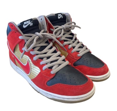 激レア！レアサイズ！NIKE DUNK HIGH SB Tecate テカテ 0476) Nike Dunk High Pro SB “Tecate” Metallic Gold/Red 305050-701