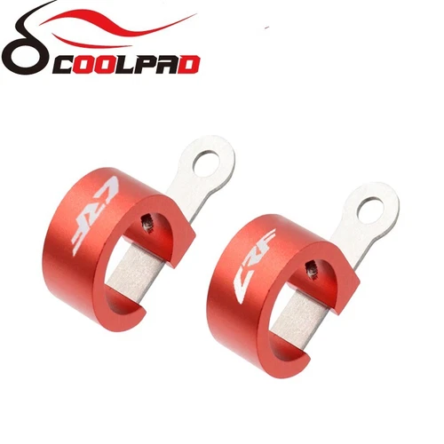 Par de guías inferiores de manguera de freno delantero para HONDA CRF 250L/250RL CRF300L CRF250RL - Imagen 5 de 11