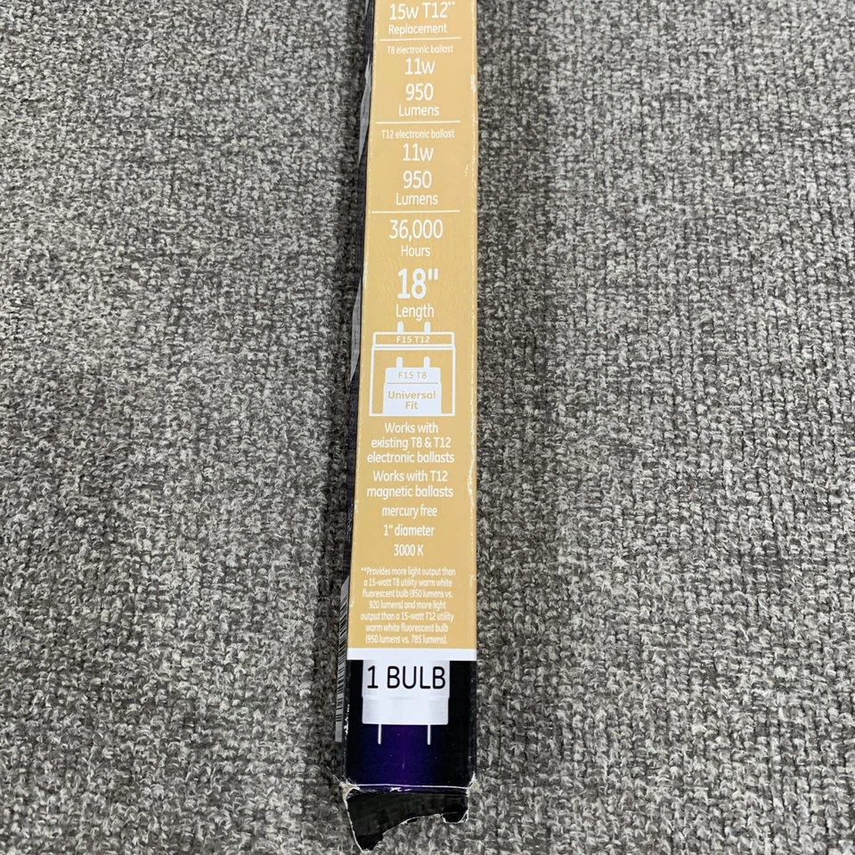 Ge Lighting Bulb T8/T12 Soft White, 950 Lumens, 11-Watts, 18-In - Image 4 of 4