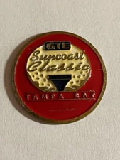 1988-1996 GTE Sunset Classic 1" Coin Style Golf Marker - TPC Tampa Bay