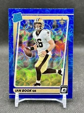 Ian Book Rookie Card #227 Blue Scope Prizm 2021 Panini Donruss Optic Football