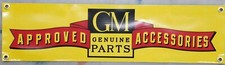 Vintage Gm Approved Accessories Logo Vinyl Banner Bundled With Chevy Decals