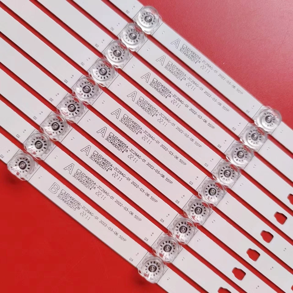套件 LED 背光条 适用于日立 50C61 LT-49MA875 LED49D05A LED49D05B-ZC29AG-01 — 第 2/4 张图片