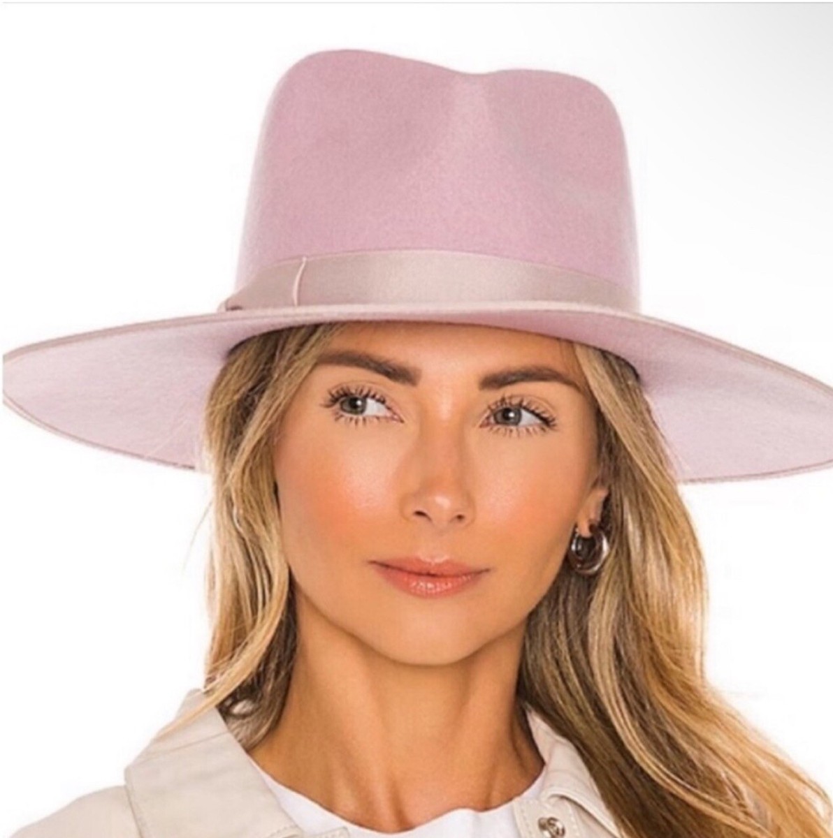 Free People LACK OF COLOR RANCHER FELT HAT IN DREAMER dusty  display picture 3