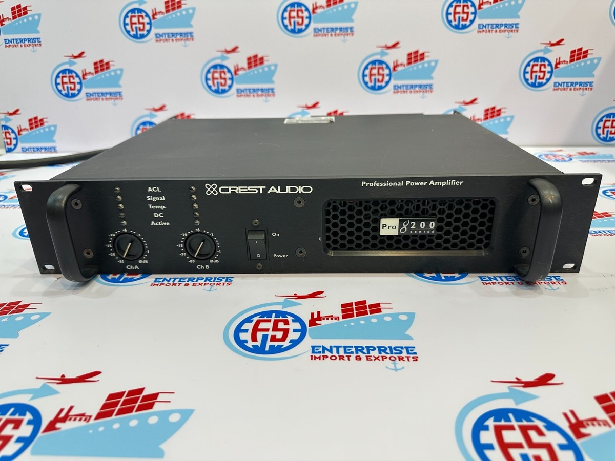 CREST AUDIO PRO 8200 Professional Power Amplifier | eBay