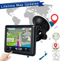 NEW!! 5 Sat Navs Cars Truck GPS Touch Screen Navigation UK&EU Map Free Lifetime