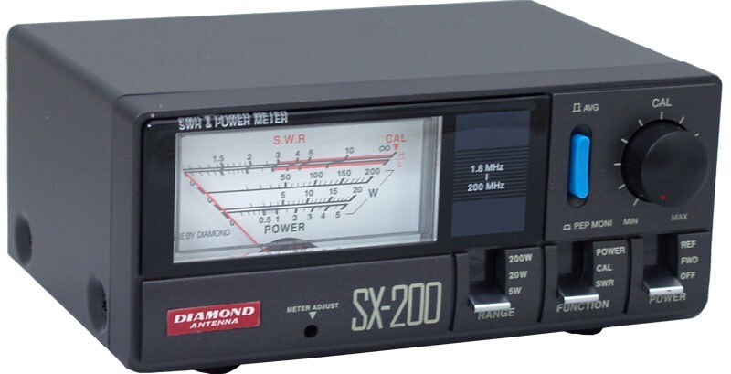 Diamond SX-200 SWR & パワー計 Diamond Antenna SX200 Power / SWR Meter (1.8-200 MHz