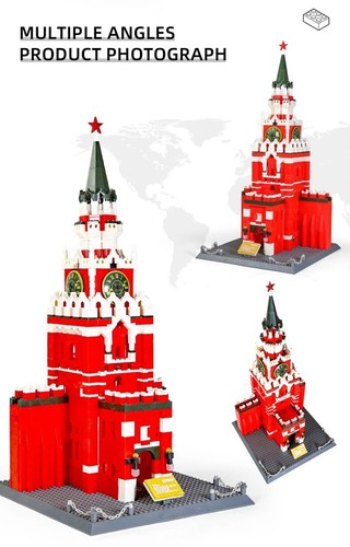 Wange Bloque de Construcción Juguetes Arquitectura Mundial Ladrillos Modelo para Adultos o Niños - Imagen 405 de 872