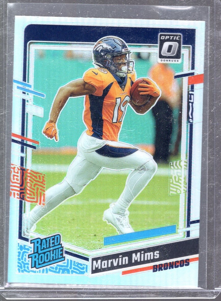 2023 Optic Marvin Mims Silver Holo Rated Rookie #231 Denver Broncos