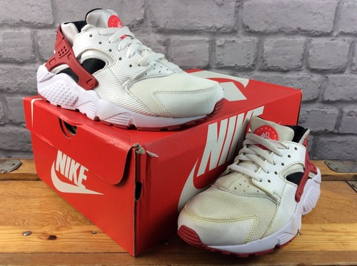 red huarache trainers