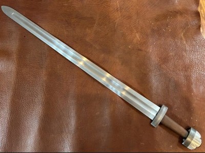 Hand Forged Viking Sword 30'' | Carbon Steel Double Edged Sharp Blade + Sheath